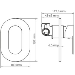Смеситель для душа WasserKRAFT Elbе 7451