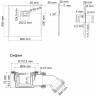 Душевой поддон из стеклопластика WasserKRAFT Elbe 90x90 74T03