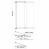 Шторка на ванну WasserKRAFT Main 100 41S02-100 WasserSchutz Fixed
