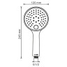 Ручной душ WasserKRAFT Sauer A207