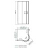 Душевой уголок WasserKRAFT Lippe 90x90 45S03