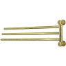 Полотенцедержатель WasserKRAFT K-1033BRUSHED GOLD поворотный