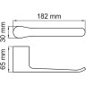 Держатель туалетной бумаги WasserKRAFT Glan K-5196