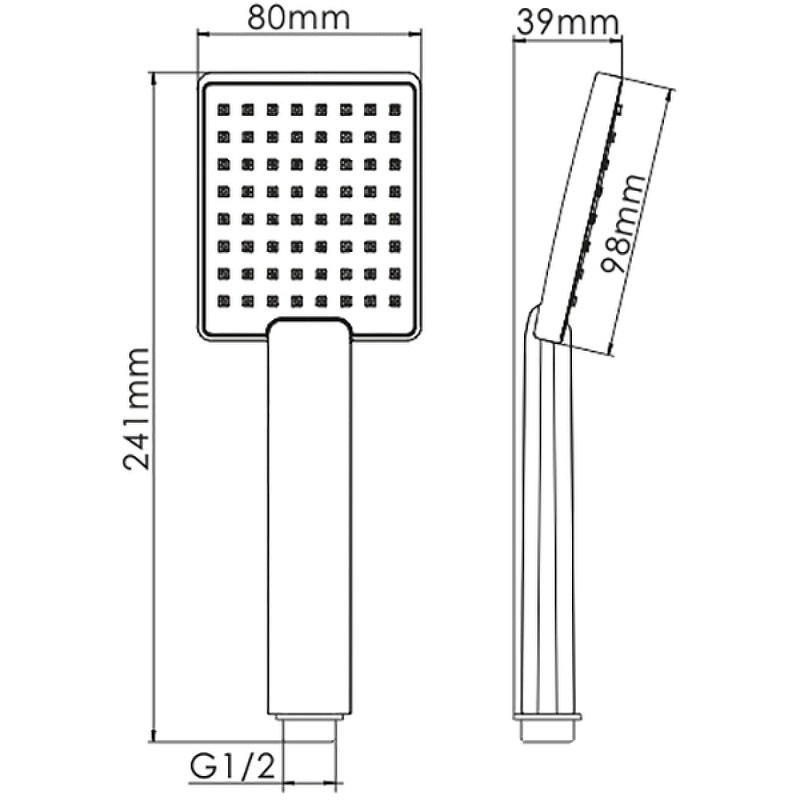 Ручной душ WasserKRAFT A141
