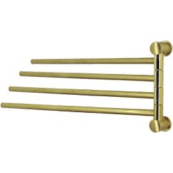 Полотенцедержатель WasserKRAFT K-1034BRUSHED GOLD поворотный