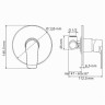 Гигиенический душ WasserKRAFT Dill A06156