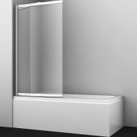 Шторка на ванну WasserKRAFT Main 100 41S02-100L Matt glass Fixed