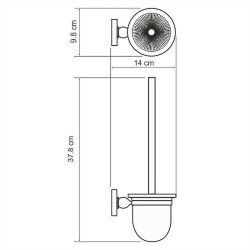 Ершик для унитаза WasserKRAFT Regen K-6927