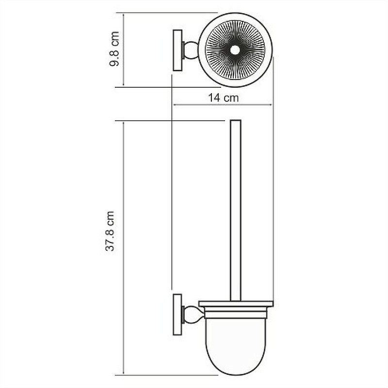 Ершик для унитаза WasserKRAFT Regen K-6927