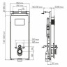 монтажная рама WasserKRAFT Salm 27TLT.010.ME.WH.CH04 для унитаза