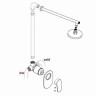 Смеситель для душа WasserKRAFT Wern 4251