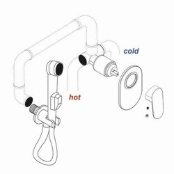Смеситель для душа WasserKRAFT Wern 4251