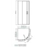 Душевой уголок WasserKRAFT Lippe 80x80 45S00