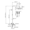 Душевая система WasserKRAFT A185.161.155.WM