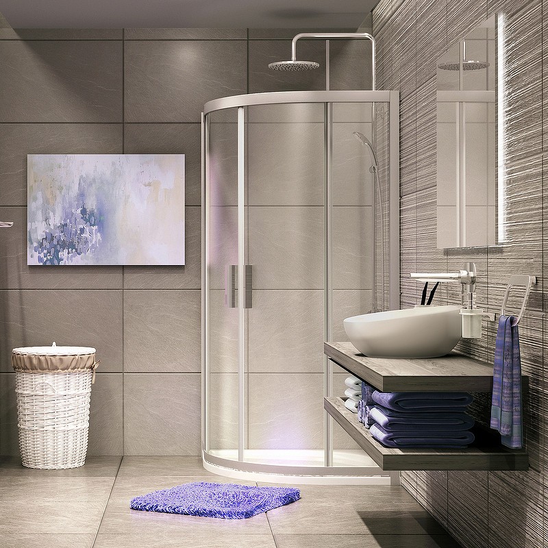 Душевой уголок WasserKRAFT Lippe 90x90 45S01