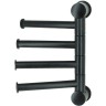 Полотенцедержатель WasserKRAFT K-1054BLACK поворотный