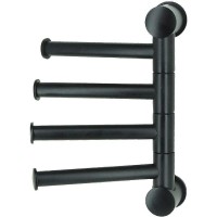 Полотенцедержатель WasserKRAFT K-1054BLACK поворотный