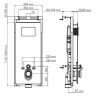 монтажная рама WasserKRAFT Salm 27TLT.010.ME.WH.MB03 для унитаза