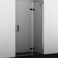 Душевая дверь WasserKRAFT Aller 120 R 10H05RBLACK MATT
