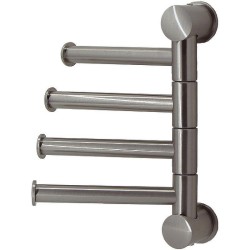 Полотенцедержатель WasserKRAFT K-1054NICKEL поворотный