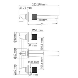 Смеситель для раковины WasserKRAFT Mosel 4645