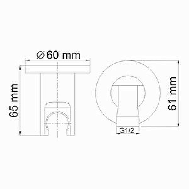 Гигиенический душ WasserKRAFT A11057