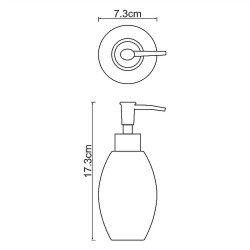 Дозатор для жидкого мыла WasserKRAFT Ruwer K-6799