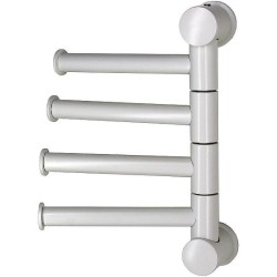 Полотенцедержатель WasserKRAFT K-1054WHITE поворотный