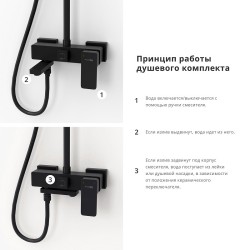 Душевая система WasserKRAFT A27701