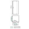 Душевой уголок WasserKRAFT Neime 90x90 19P03