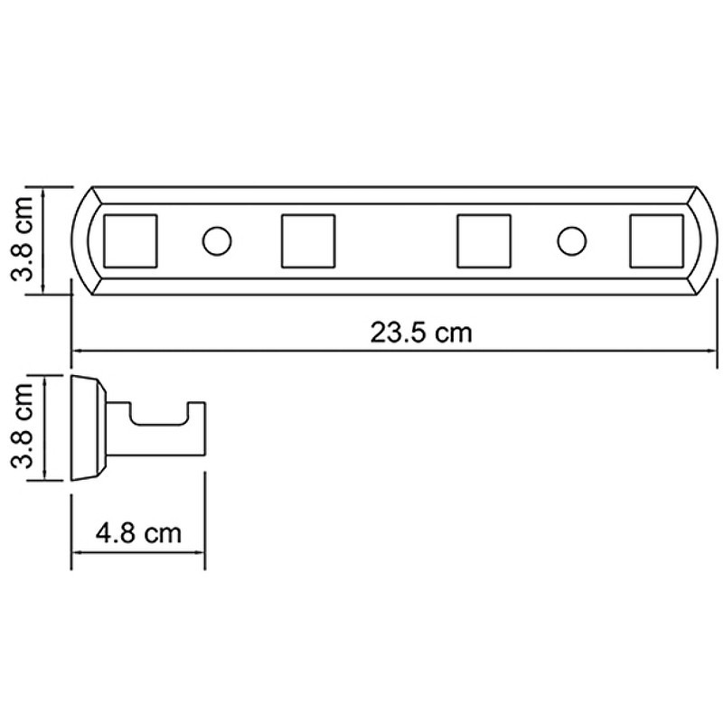 Вешалка для полотенец WasserKRAFT Dill K-3974