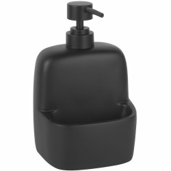 Дозатор для жидкого мыла WasserKRAFT K-8499BLACK с емкостью для губки